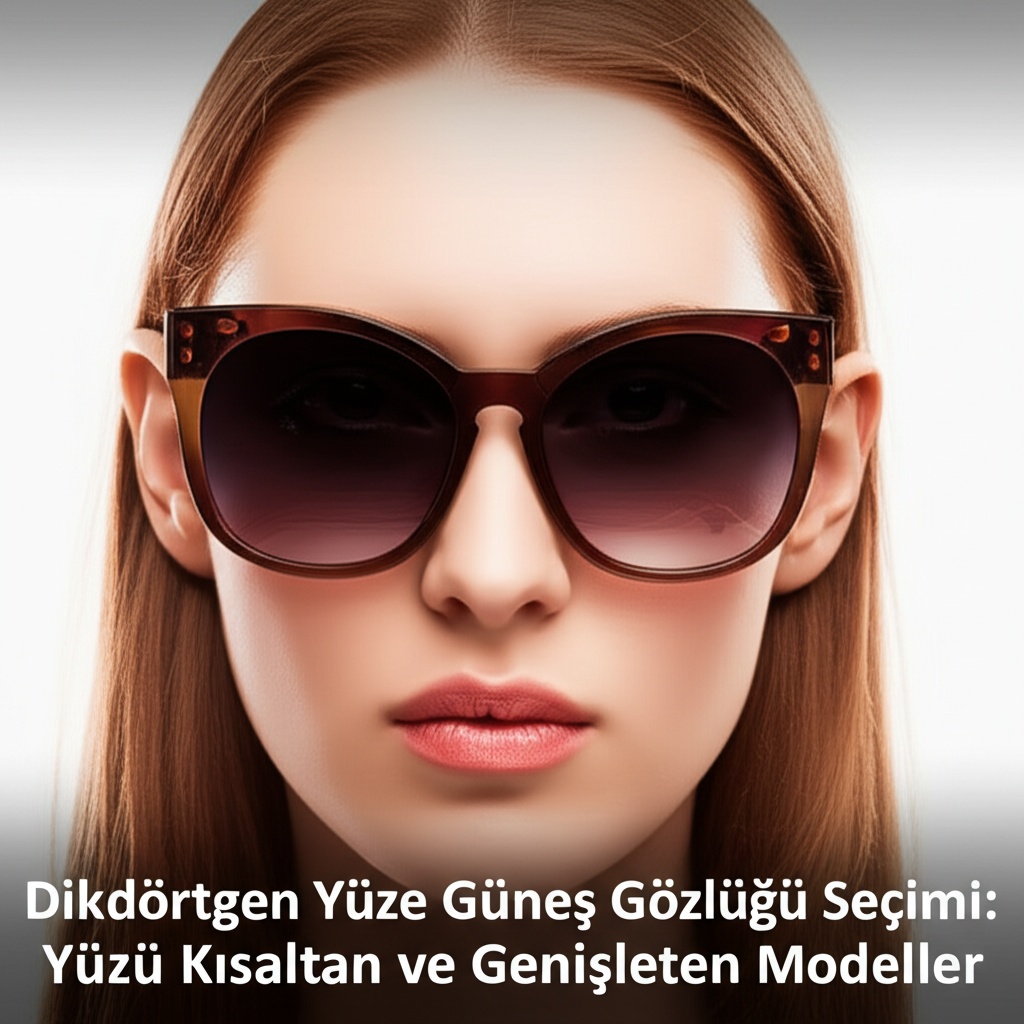 Dikdörtgen Yüze Güneş Gözlüğü Seçimi: Yüzü Kısaltan ve Genişleten Modeller