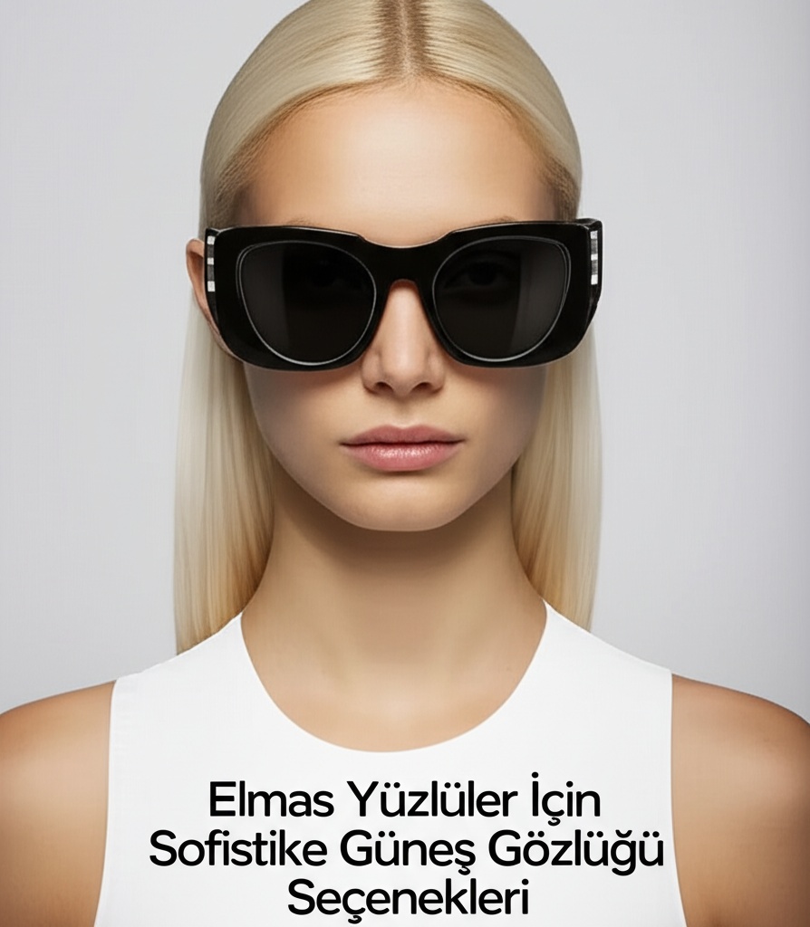 Elmas Yüzlüler İçin Sofistike Güneş Gözlüğü Seçenekleri