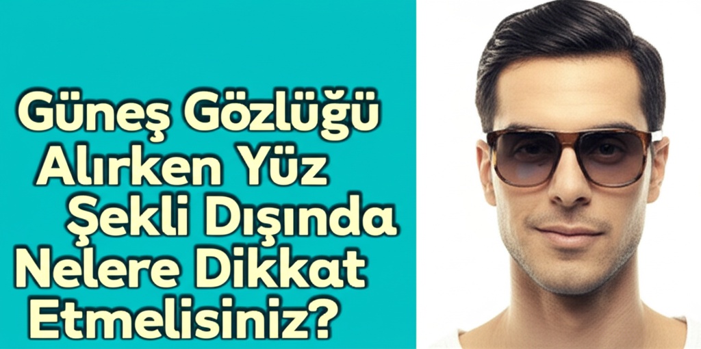 Güneş Gözlüğü Alırken Yüz Şekli Dışında Nelere Dikkat Etmelisiniz?