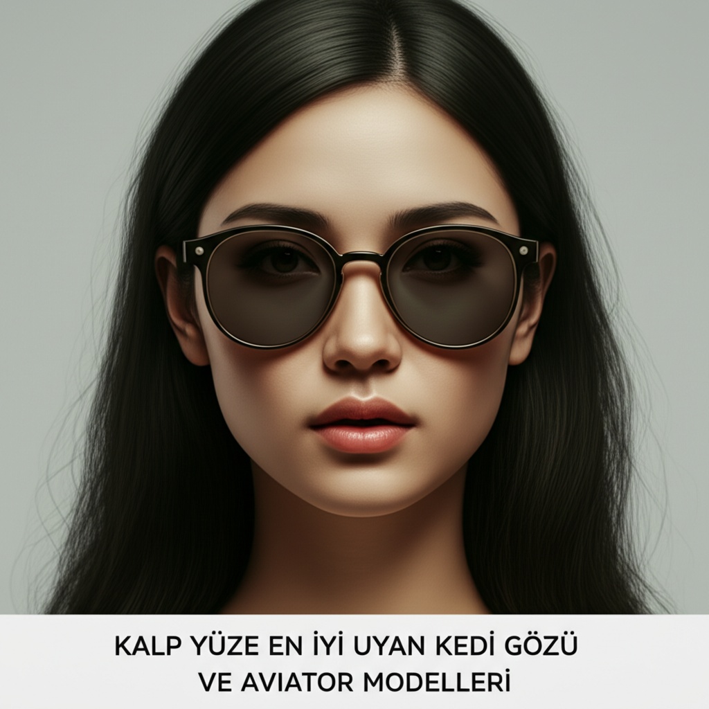 Kalp Yüze En İyi Uyan Kedi Gözü ve Aviator Modelleri