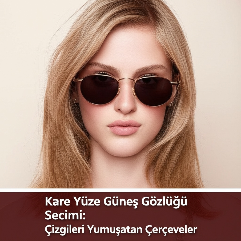 Kare Yüze Güneş Gözlüğü Seçimi: Çizgileri Yumuşatan Çerçeveler