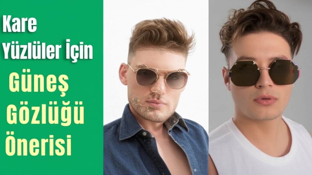 Kare Yüzlüler İçin Top 7 Güneş Gözlüğü Önerisi