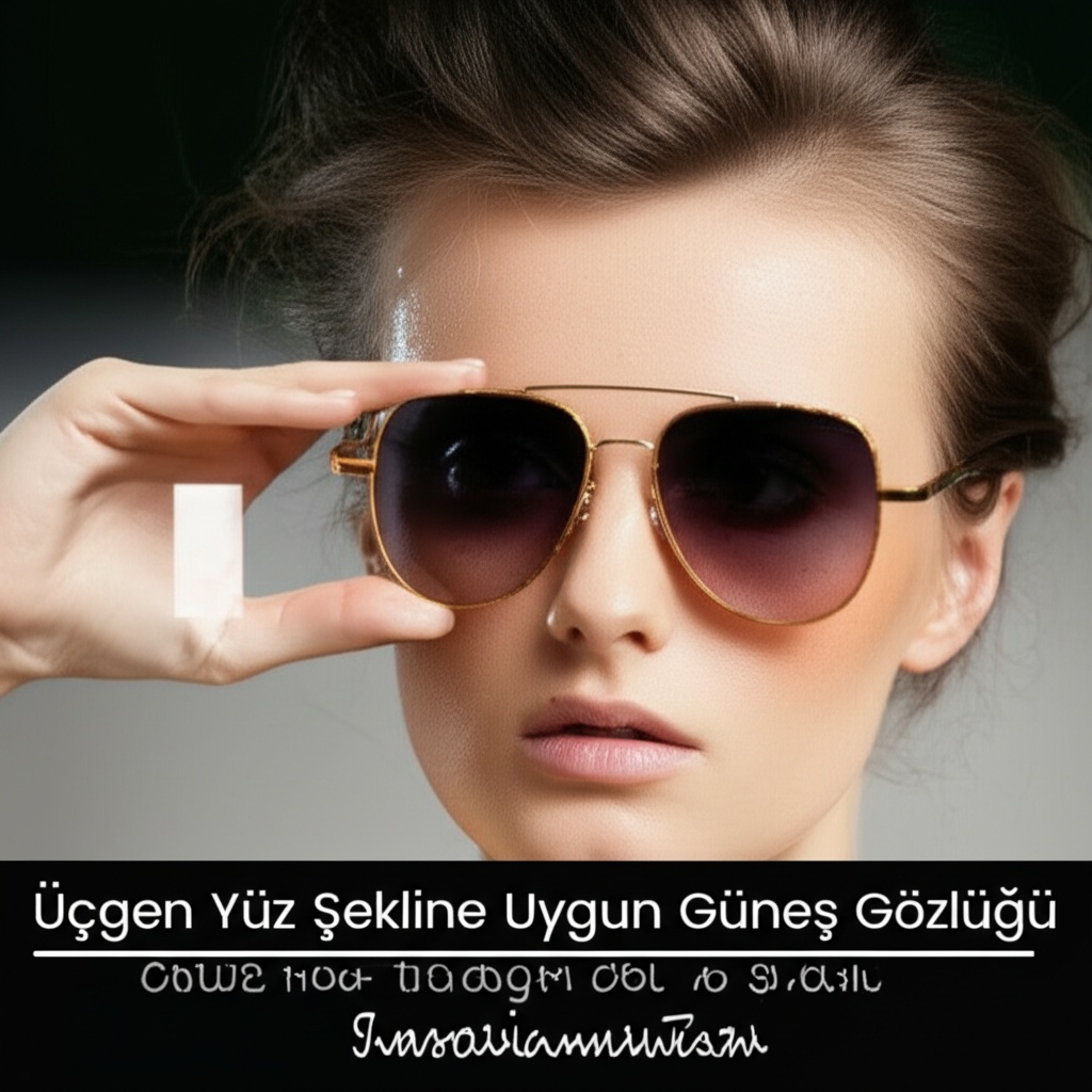 Üçgen Yüz Şekline Uygun Güneş Gözlüğü Modelleri ve Tarz İpuçları