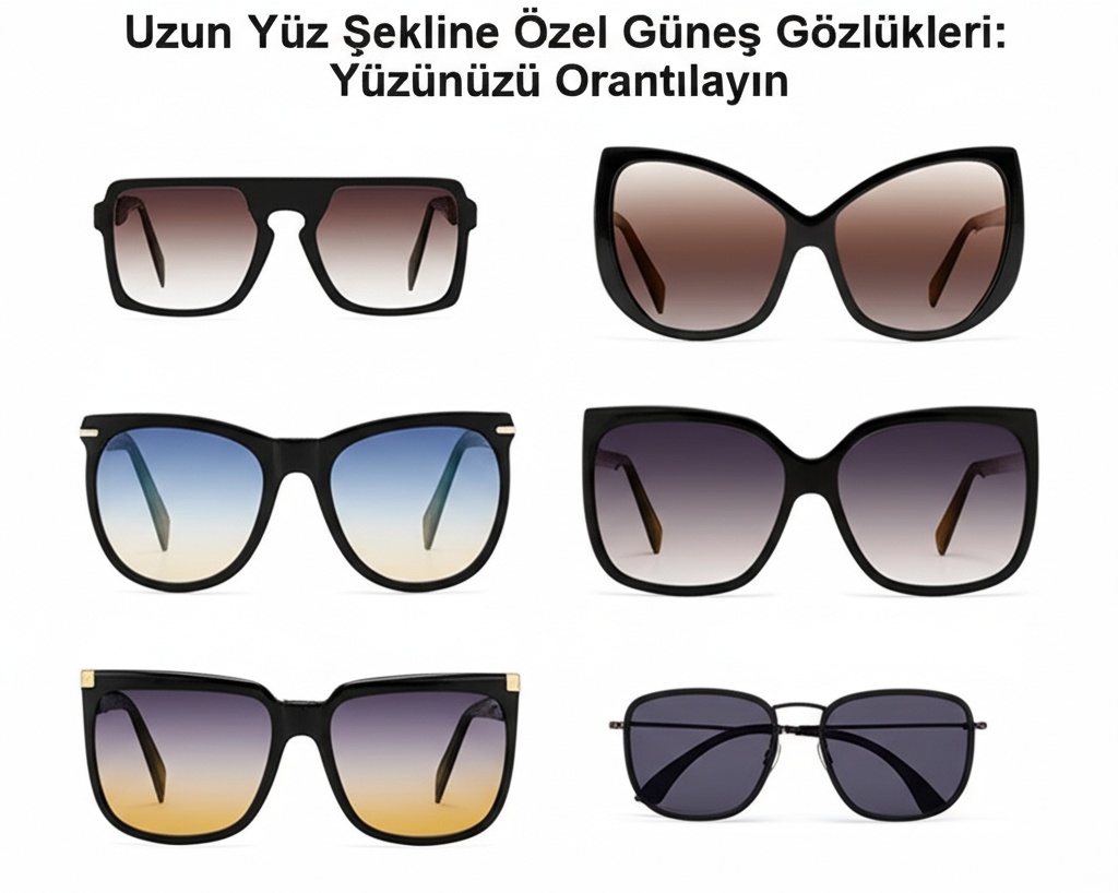 Uzun Yüz Şekline Özel Güneş Gözlükleri: Yüzünüzü Orantılayın